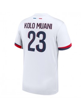 Moški Nogometna dresi replika Paris Saint-Germain Randal Kolo Muani #23 Gostujoči 2024-25 Kratek rokav